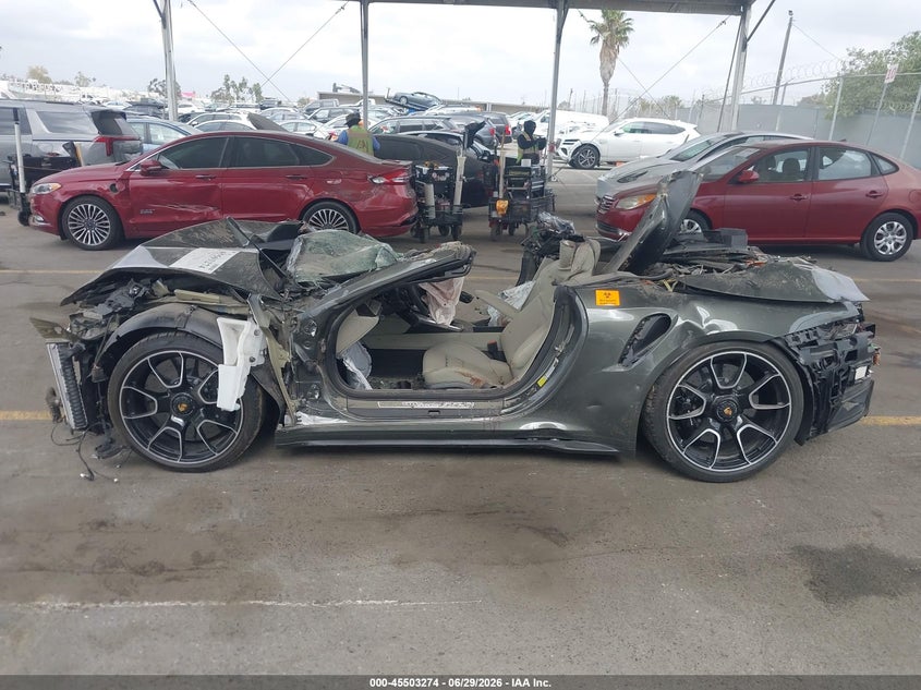 2022 Porsche 911 Turbo Cabriolet/Turbo S Cabriolet VIN: WP0CD2A94NS261038 Lot: 45503274
