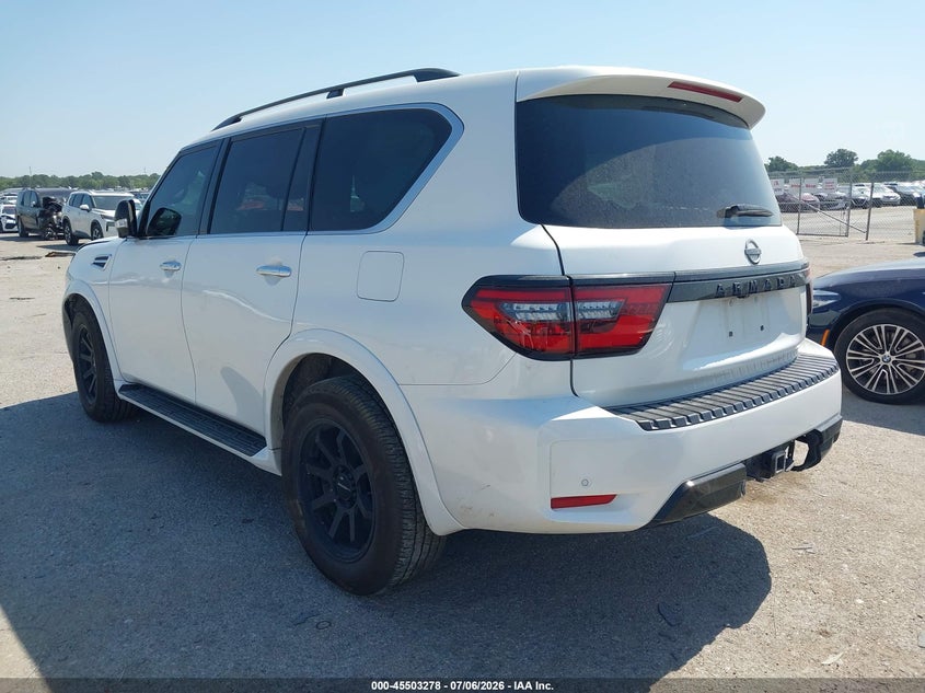 Vin: jn8ay2ba1p9404708, lot: 46001494, nissan armada sl 2wd 20233