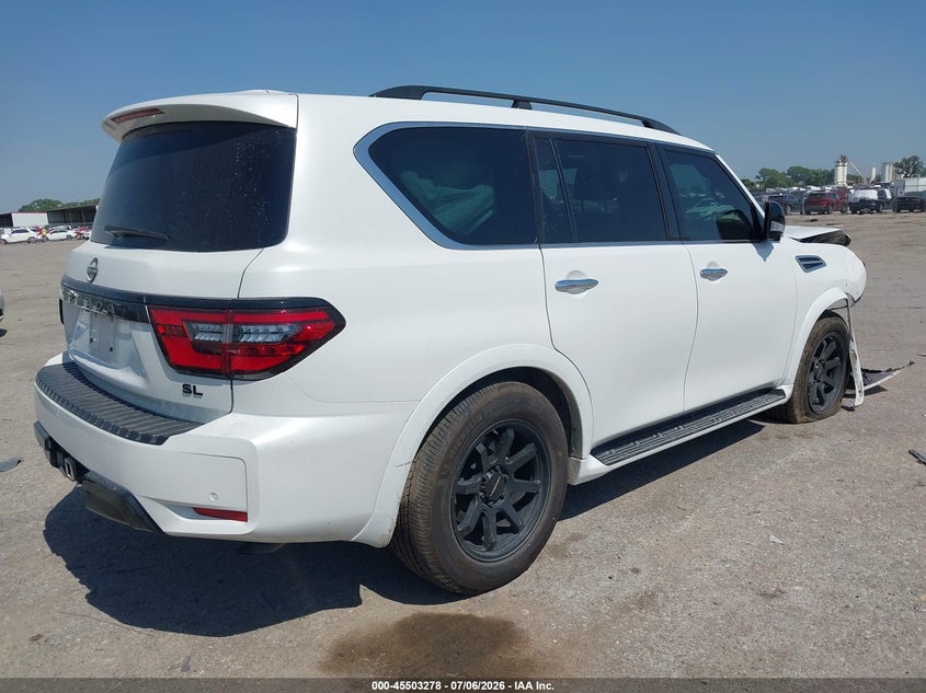 Vin: jn8ay2ba1p9404708, lot: 46001494, nissan armada sl 2wd 20234