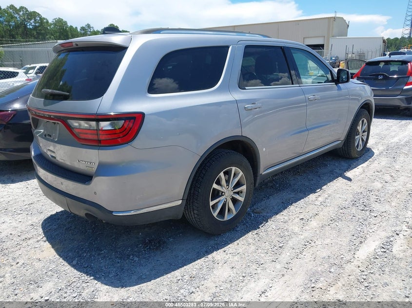 Vin: 1c4rdjdgxec449863, lot: 46001499, dodge durango limited 20144
