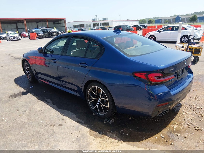 Vin: wba73bj07nwx58306, lot: 46001500, bmw 540 i xdrive 20223