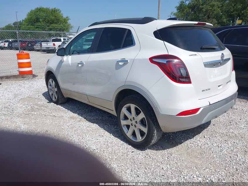 Vin: kl4cjhsb3hb098944, lot: 46001603, buick encore premium 20173