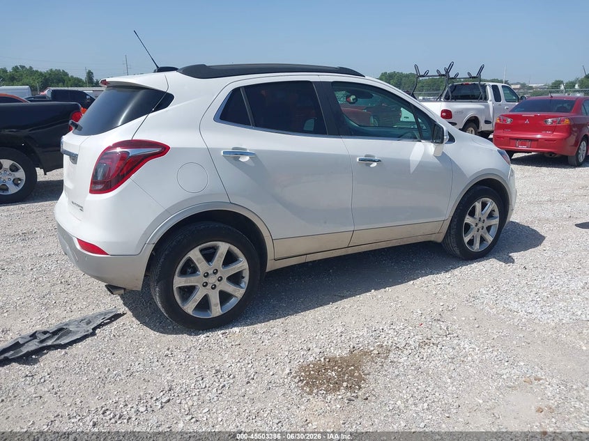 Vin: kl4cjhsb3hb098944, lot: 46001603, buick encore premium 20174