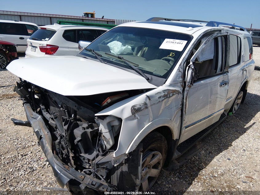 Vin: 5n1ba0nf4bn605787, lot: 46001617, nissan armada platinum 20112
