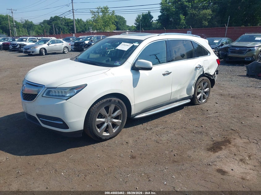 2016 ACURA MDX auction photo 2