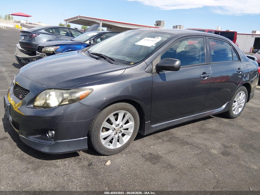 2009 TOYOTA COROLLA auction photo 2