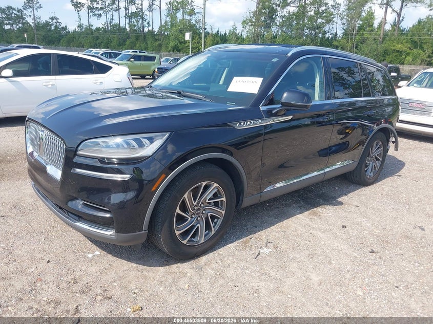 Vin: 5lm5j6wc8mgl16372, lot: 46001724, lincoln aviator standard 20212