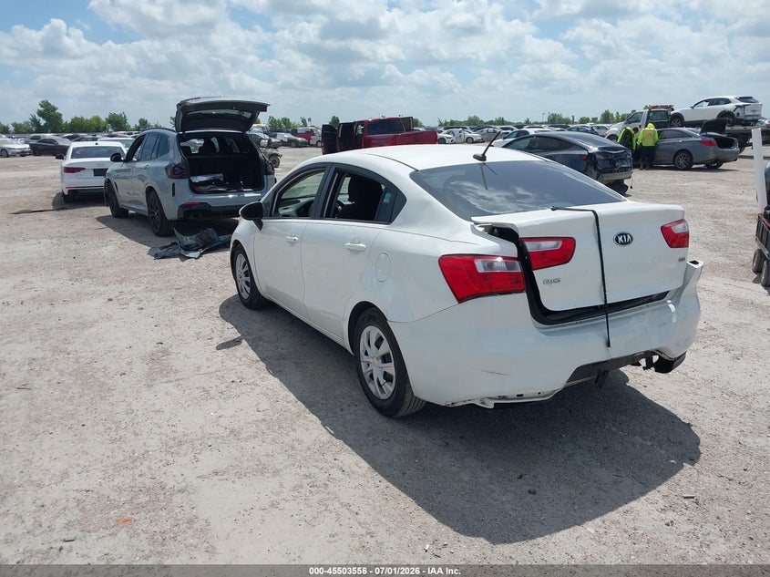 Vin: knadm4a3xh6057754, lot: 46001773, kia rio lx 20173