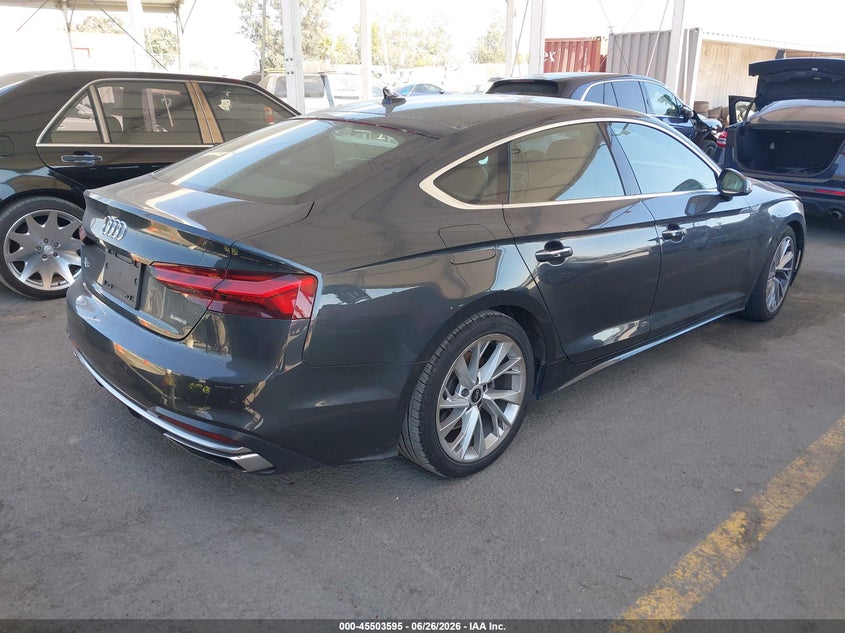 Vin: waucbcf53ma036631, lot: 46001811, audi a5 sportback premium plus 40 tfsi quattro s tronic 20214
