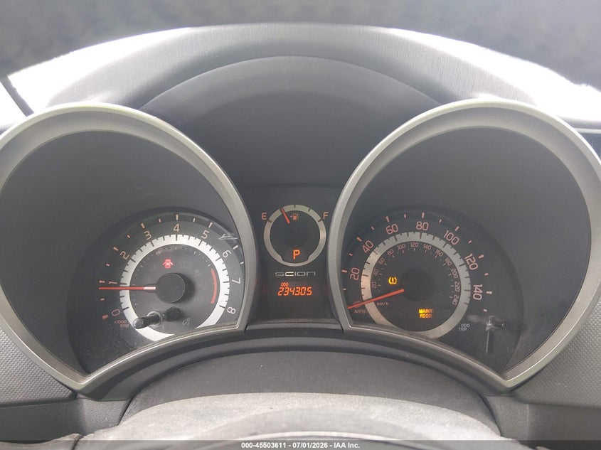 2011 Scion Tc VIN: JTKJF5C74B3018021 Lot: 45503611