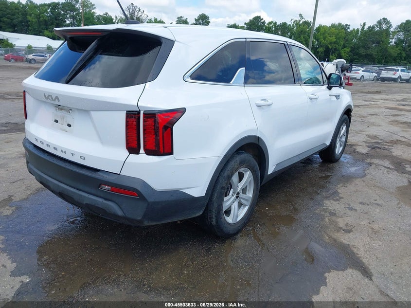 Vin: 5xyrg4lc4ng158391, lot: 46001849, kia sorento lx 20224