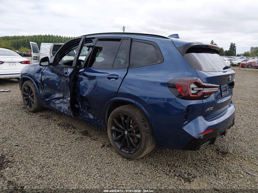 Vin: 5ux53dp03r9w74970, lot: 46001888, bmw x3 xdrive30i 20243