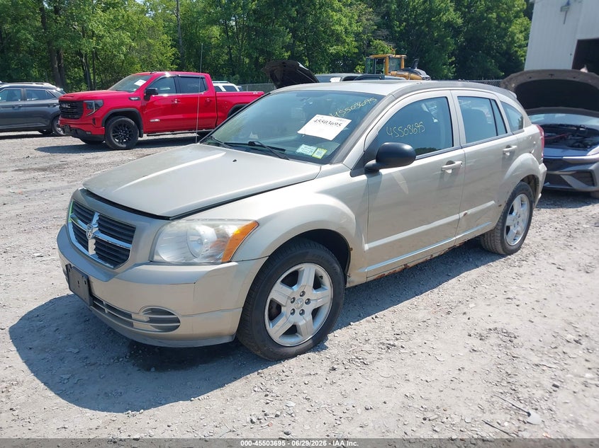 2009 Dodge Caliber, Right Front, IAAI, VIN 1B3HB48A69D149022 — photo 2