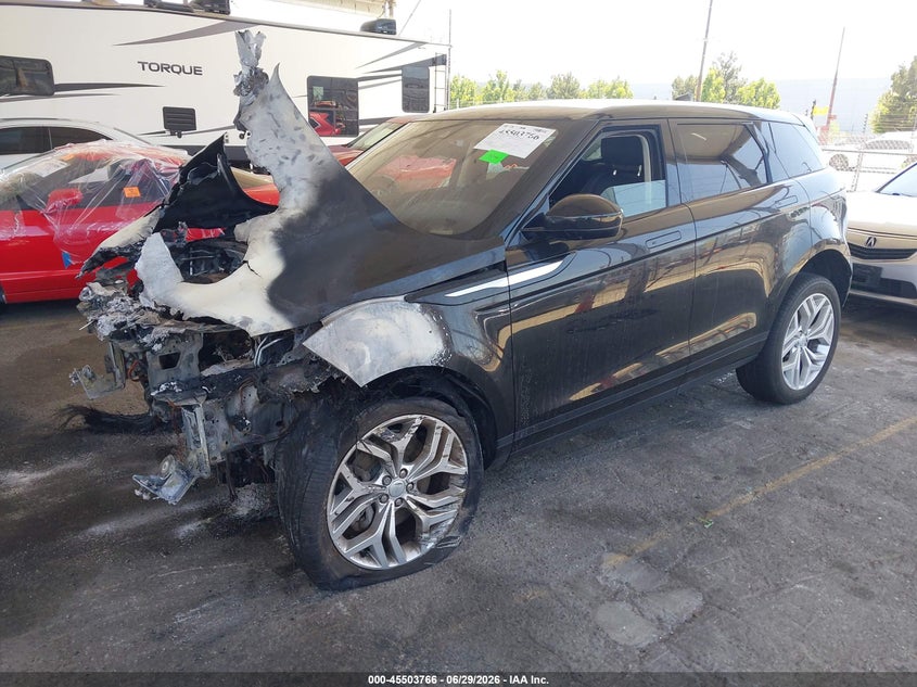 Vin: salzj2fx8lh105923, lot: 46001982, land rover range rover evoque s 20202