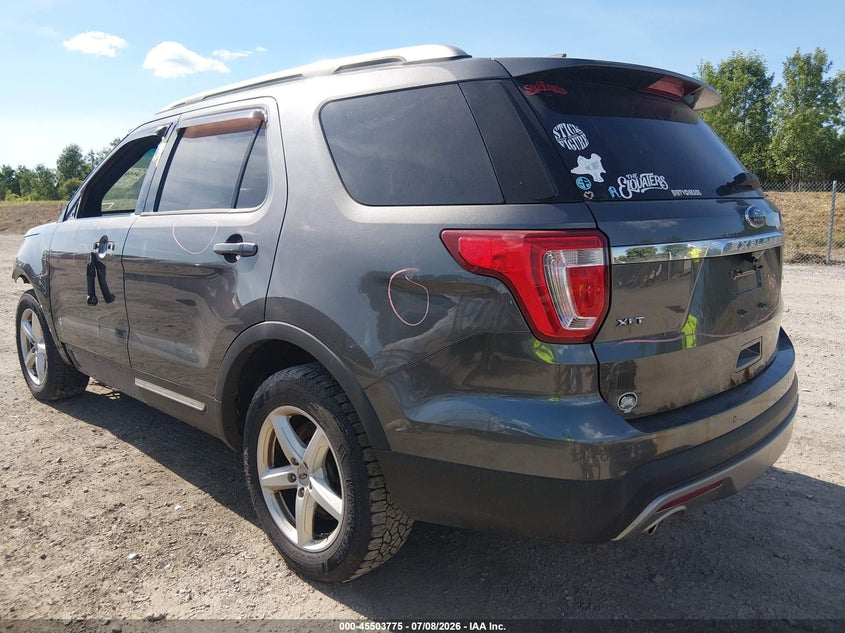 Vin: 1fm5k8d84ggb03353, lot: 46001991, ford explorer xlt 20163