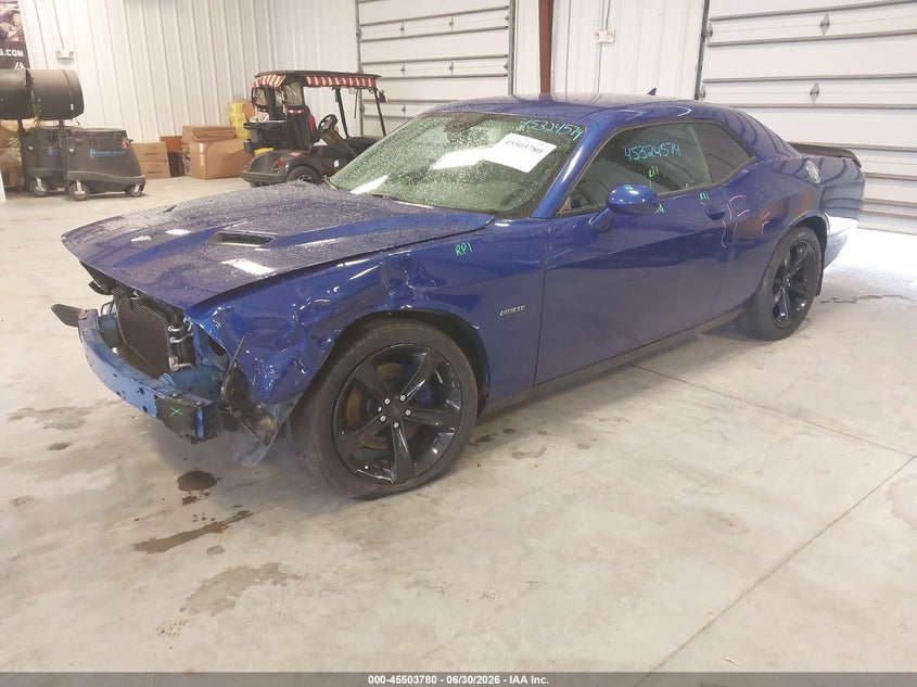2018 Dodge Challenger, Удар спереди, IAAI, VIN 2C3CDZBT3JH259743 — фото 2