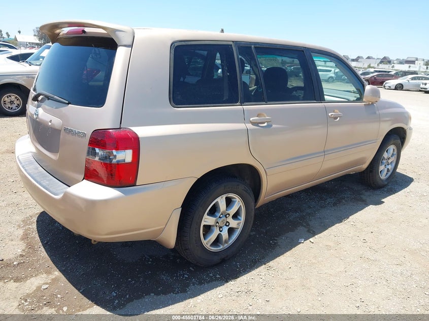 2005 TOYOTA HIGHLANDER SPORT UTILITY VEHICLE 3.3L V-6 DOHC, VVT, 230HP