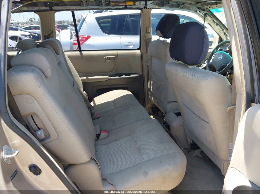 2005 TOYOTA HIGHLANDER SPORT UTILITY VEHICLE 3.3L V-6 DOHC, VVT, 230HP