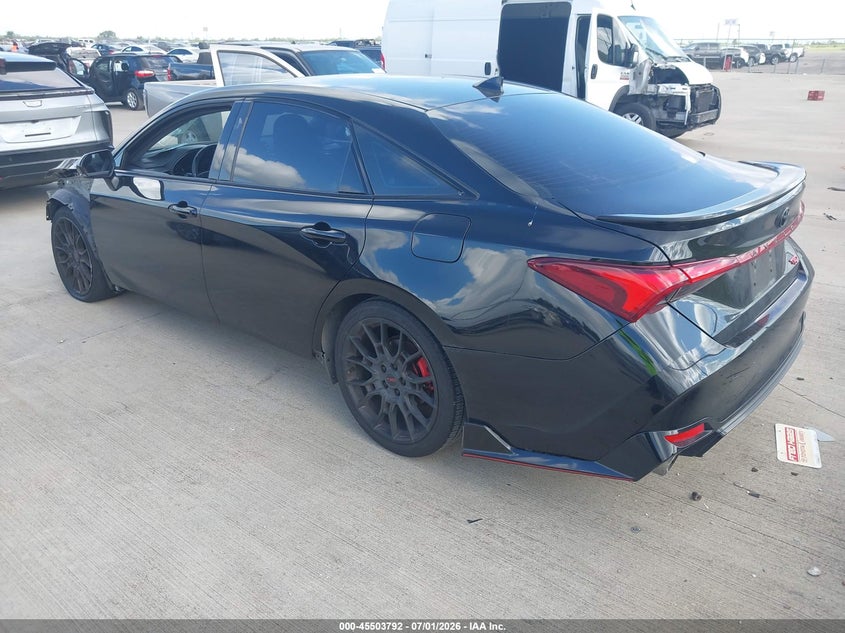 Vin: 4t1fz1fb3lu050298, lot: 46002008, toyota avalon trd 20203