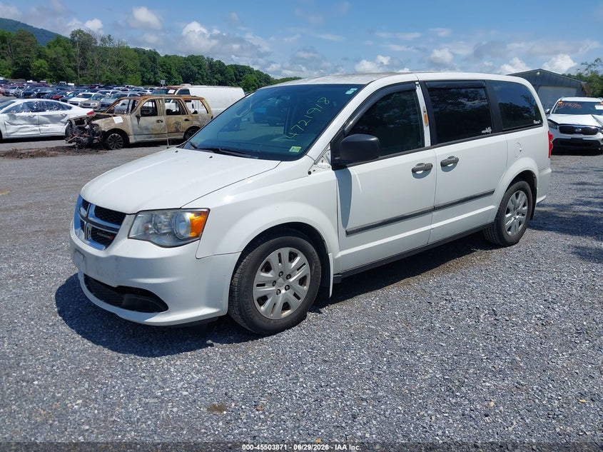 Vin: 2c4rdgbg7er459487, lot: 46002087, dodge grand caravan american value pkg 20142