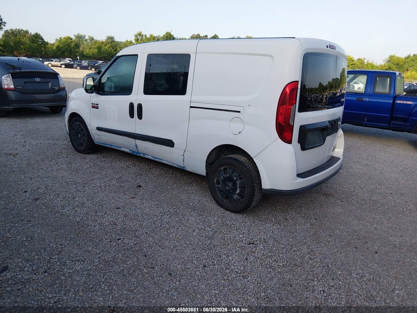 Vin: zfberfbt6f6a66067, lot: 46002097, ram promaster city tradesman slt 20153