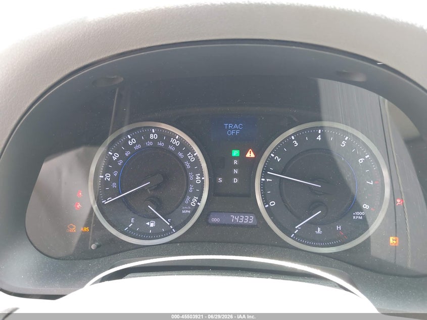 2012 Lexus Is 250 VIN: JTHCF5C26C5059212 Lot: 45503921