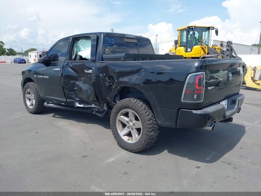 Vin: 1c6rd6mt9cs249142, lot: 46002149, ram 1500 sport 20123