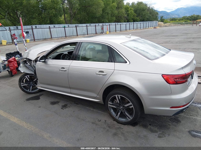 2017 Audi A4 Premium Plus VIN: WAUENAF47HN020460 Lot: 45503937