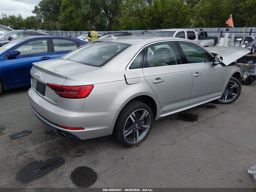 Vin: wauenaf47hn020460, lot: 46002153, audi a4 premium plus 20174