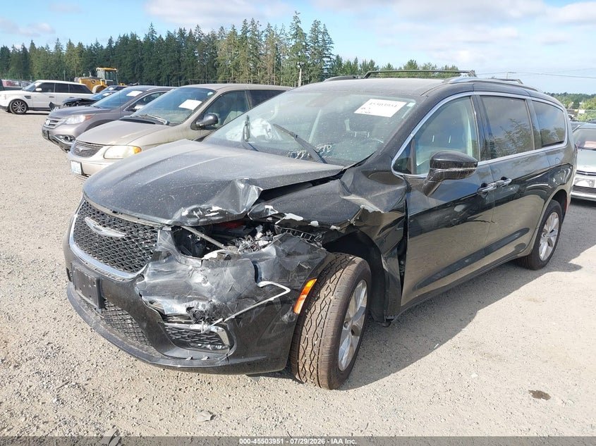 Vin: 2c4rc3bg3mr518240, lot: 46002167, chrysler pacifica touring l awd 20212
