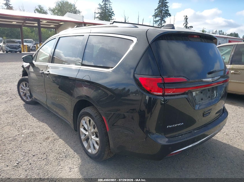 Vin: 2c4rc3bg3mr518240, lot: 46002167, chrysler pacifica touring l awd 20213
