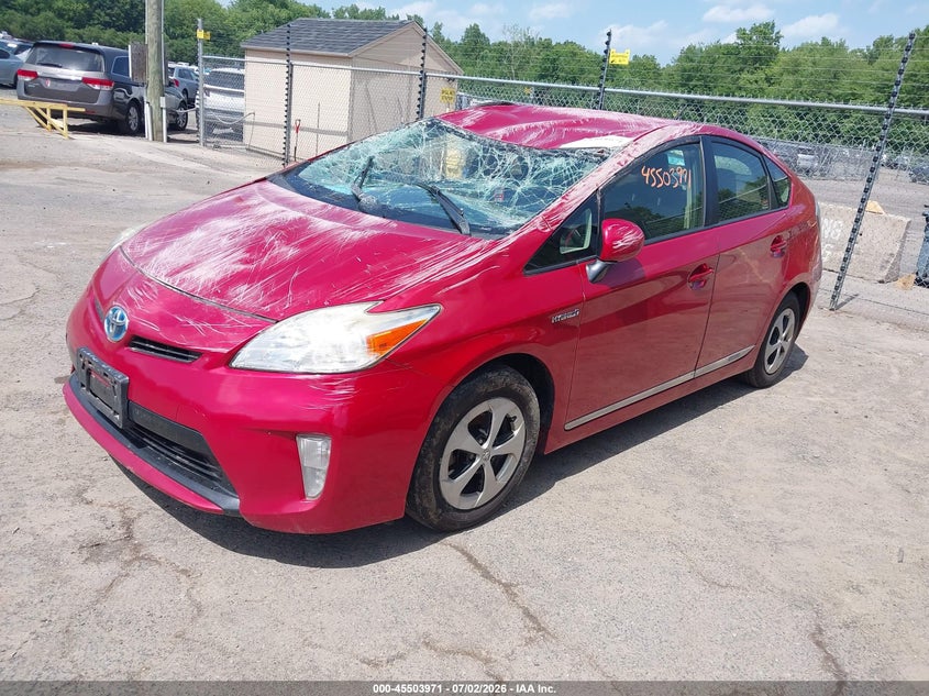2014 TOYOTA PRIUS auction photo 2