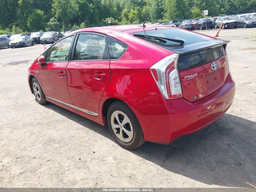 2014 TOYOTA PRIUS auction photo 3