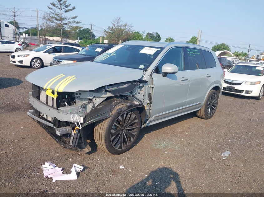 Vin: yv4062pe0t1473131, lot: 46002229, volvo xc90 plus, b6 awd gas (mild hybrid), gasoline, bright, 7 seats 20262