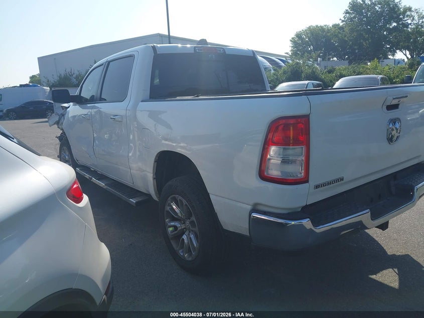 Vin: 1c6rrefg9kn763761, lot: 46002254, ram 1500 big horn/lone star  4x2 5'7 box 20193
