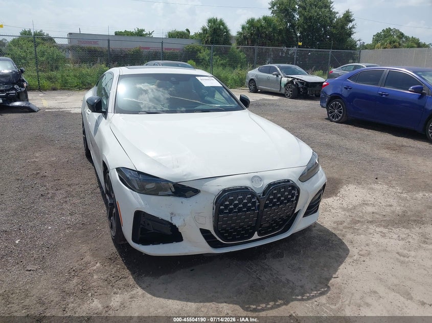 2026 BMW 430I VIN: WBA43DA01TCW72180 Lot: 45504190