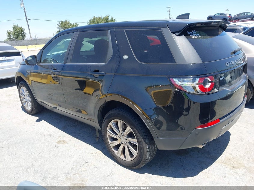 Vin: salcp2bg0hh661340, lot: 46002436, land rover discovery sport se 20173