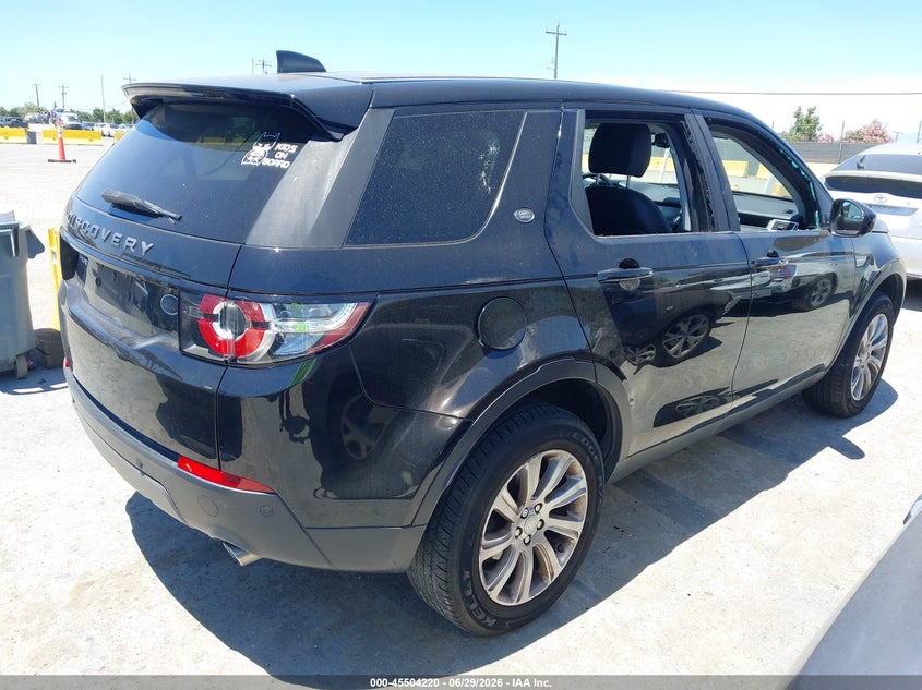 Vin: salcp2bg0hh661340, lot: 46002436, land rover discovery sport se 20174