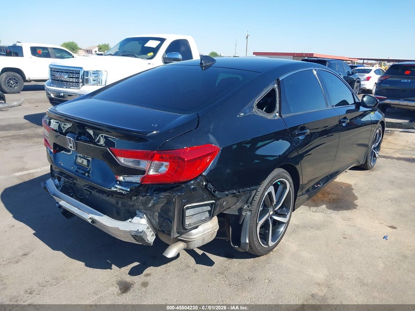 2022 HONDA ACCORD VIN 1HGCV3F20NA015142 nuotrauka 4