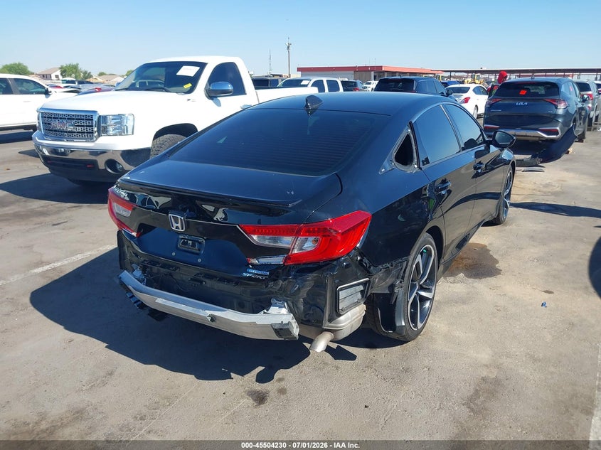 2022 HONDA ACCORD VIN 1HGCV3F20NA015142 nuotrauka 6