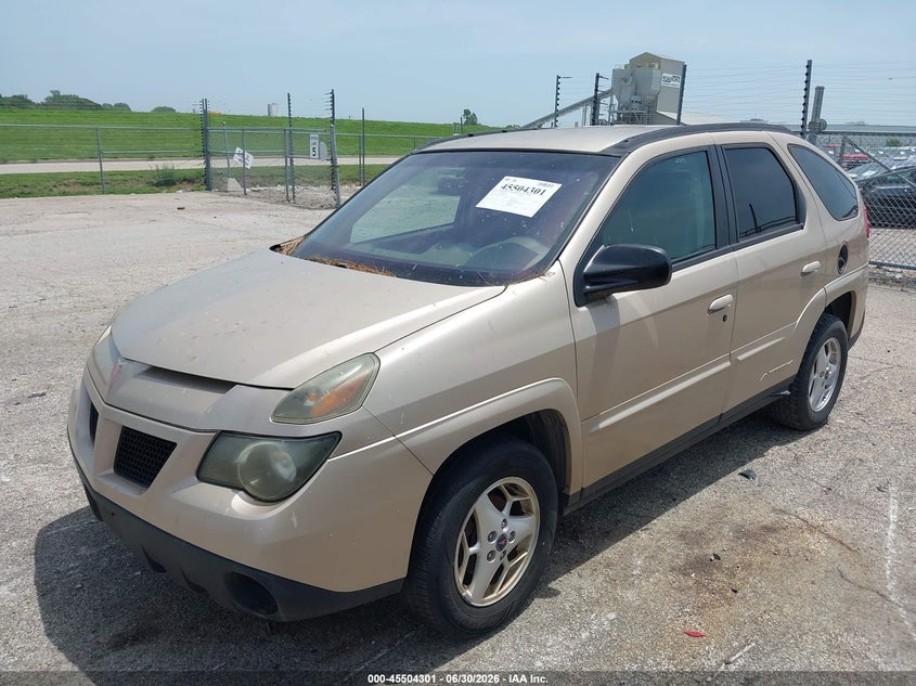 2004 PONTIAC AZTEK SPORT UTILITY VEHICLE 3.4L V-6 185HP