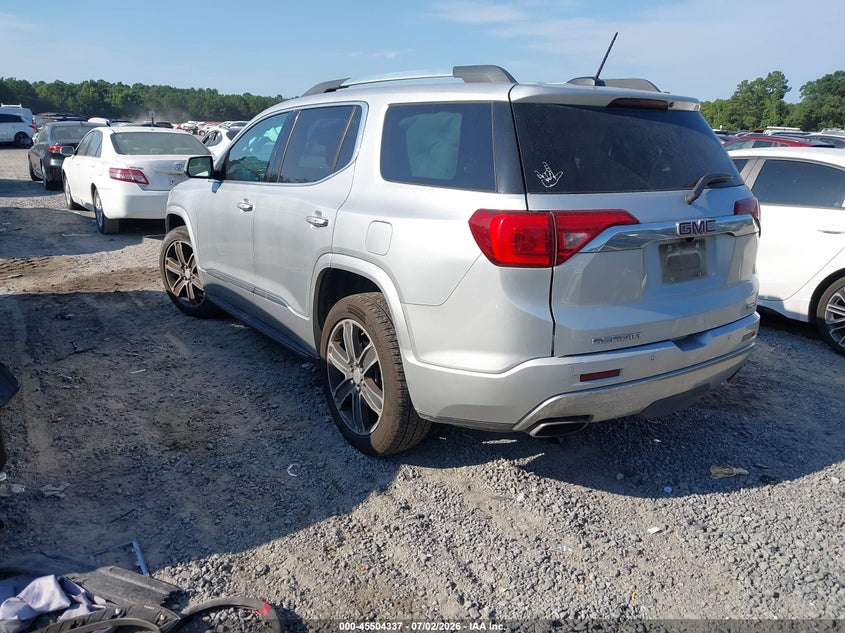 Vin: 1gkknxls6hz151288, lot: 46002553, gmc acadia denali 20173