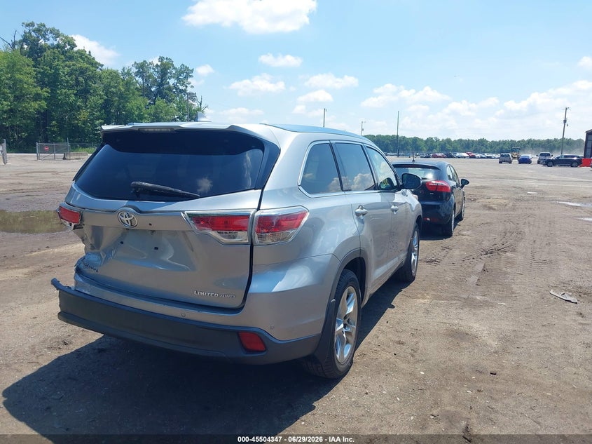 2015 TOYOTA HIGHLANDER auction photo 4