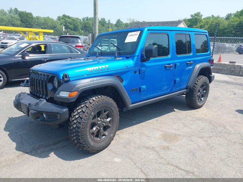2022 JEEP WRANGLER UNLIMITED auction photo 2