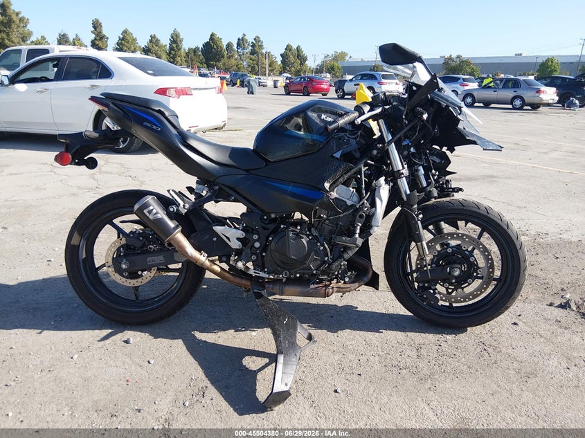 2025 Kawasaki Ex500 A/B VIN: ML5EXGJ16SDA49553 Lot: 45504380