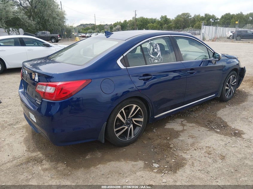 Vin: 4s3bnas60h3015545, lot: 46002612, subaru legacy 2.5i sport 20174