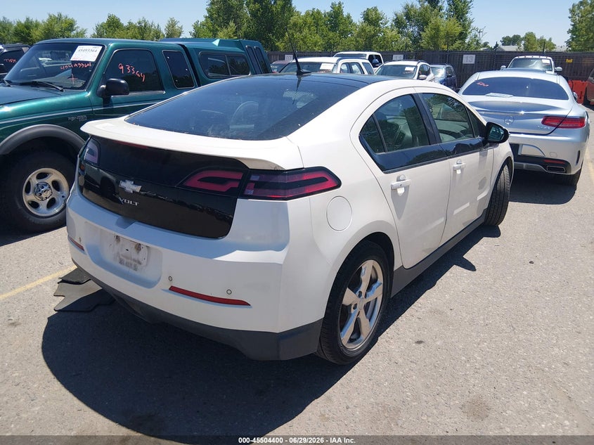 Vin: 1g1rd6e42cu124707, lot: 46002616, chevrolet volt 20124