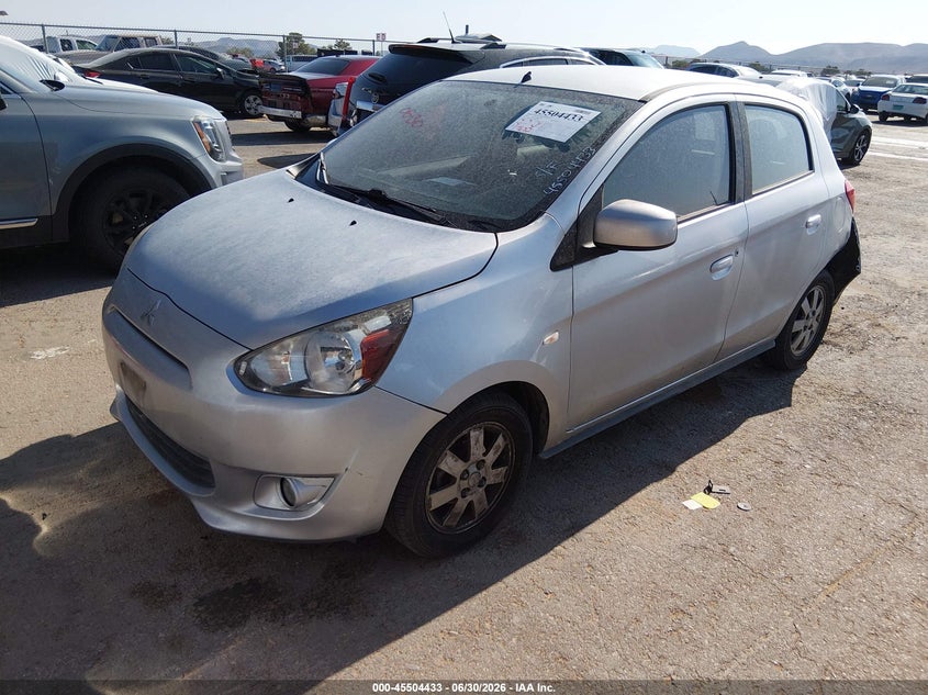 Vin: ml32a4hj2eh025679, lot: 46002649, mitsubishi mirage es 20142