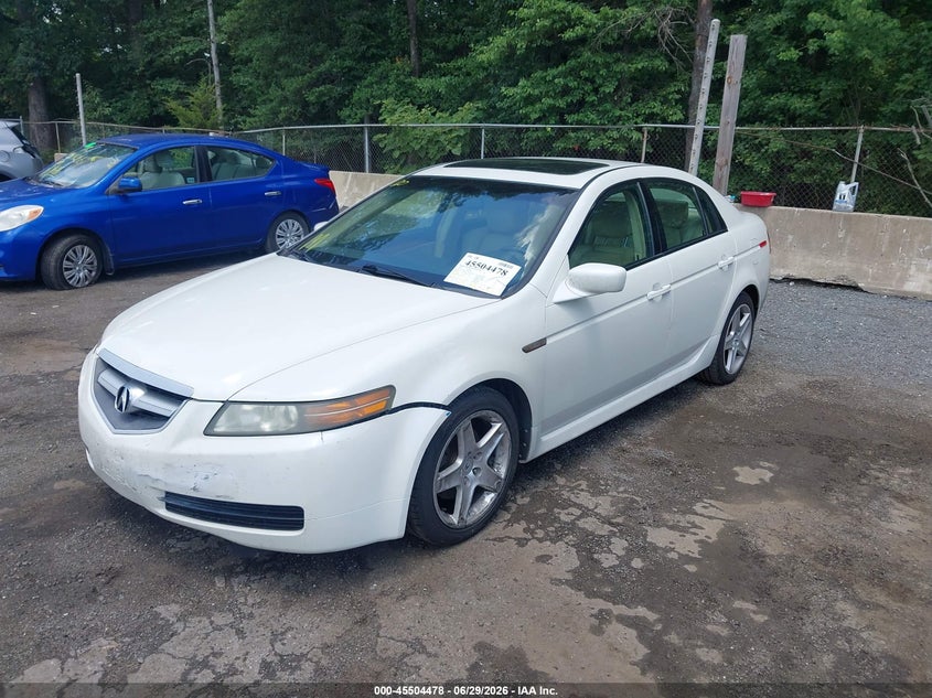 2005 Acura TL, Front End, IAAI, VIN 19UUA66255A078755 — photo 2