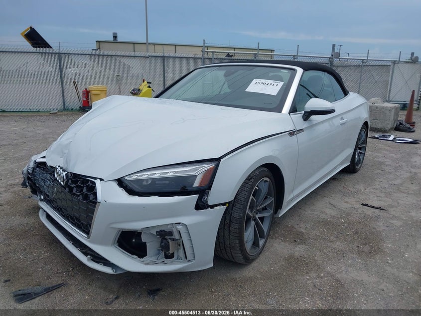 2023 AUDI A5 CABRIOLET auction photo 2